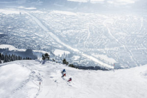 Innsbruck, Skigebiet Nordkette, Blick auf Innsbruck. Foto: Andre Schoenherr